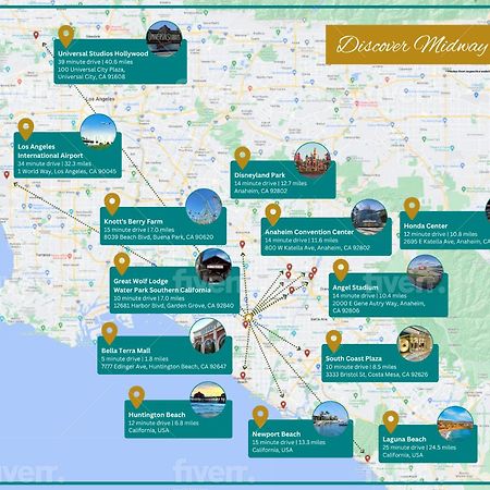 3Br Disney Vila Unit W Parking & Ev - Close To Beaches Midway City Luaran gambar